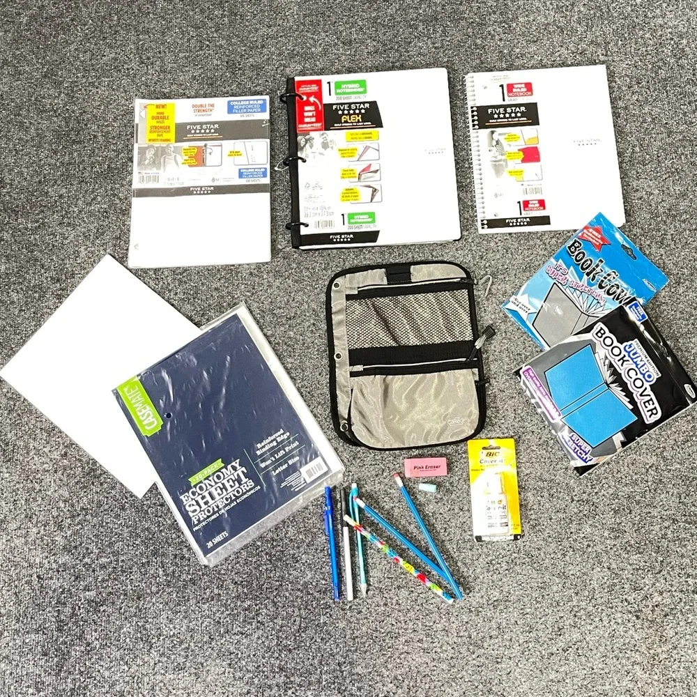 Back to School Essential Supplies Bundle 📓📚✏️